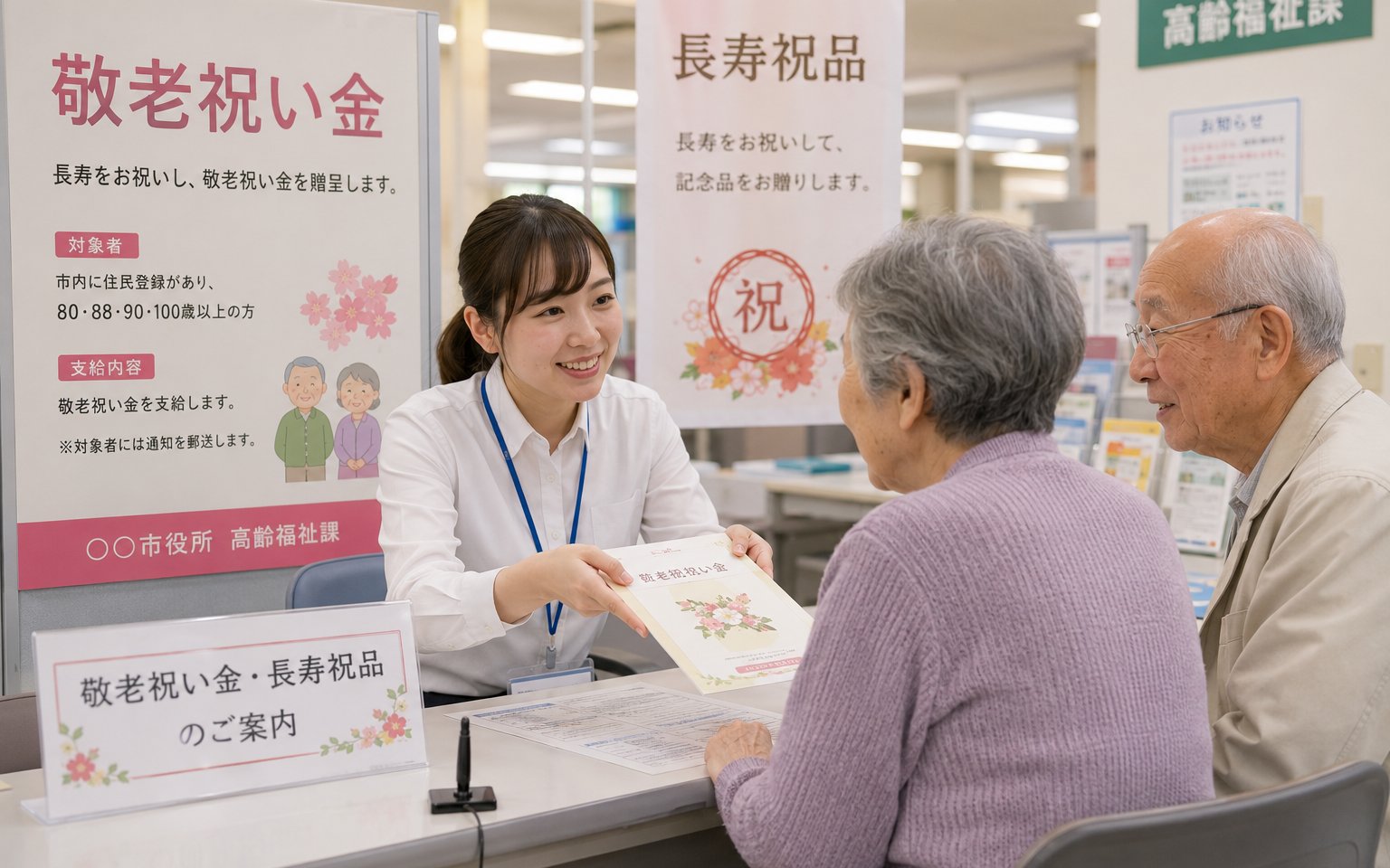 敬老祝い金の相談窓口