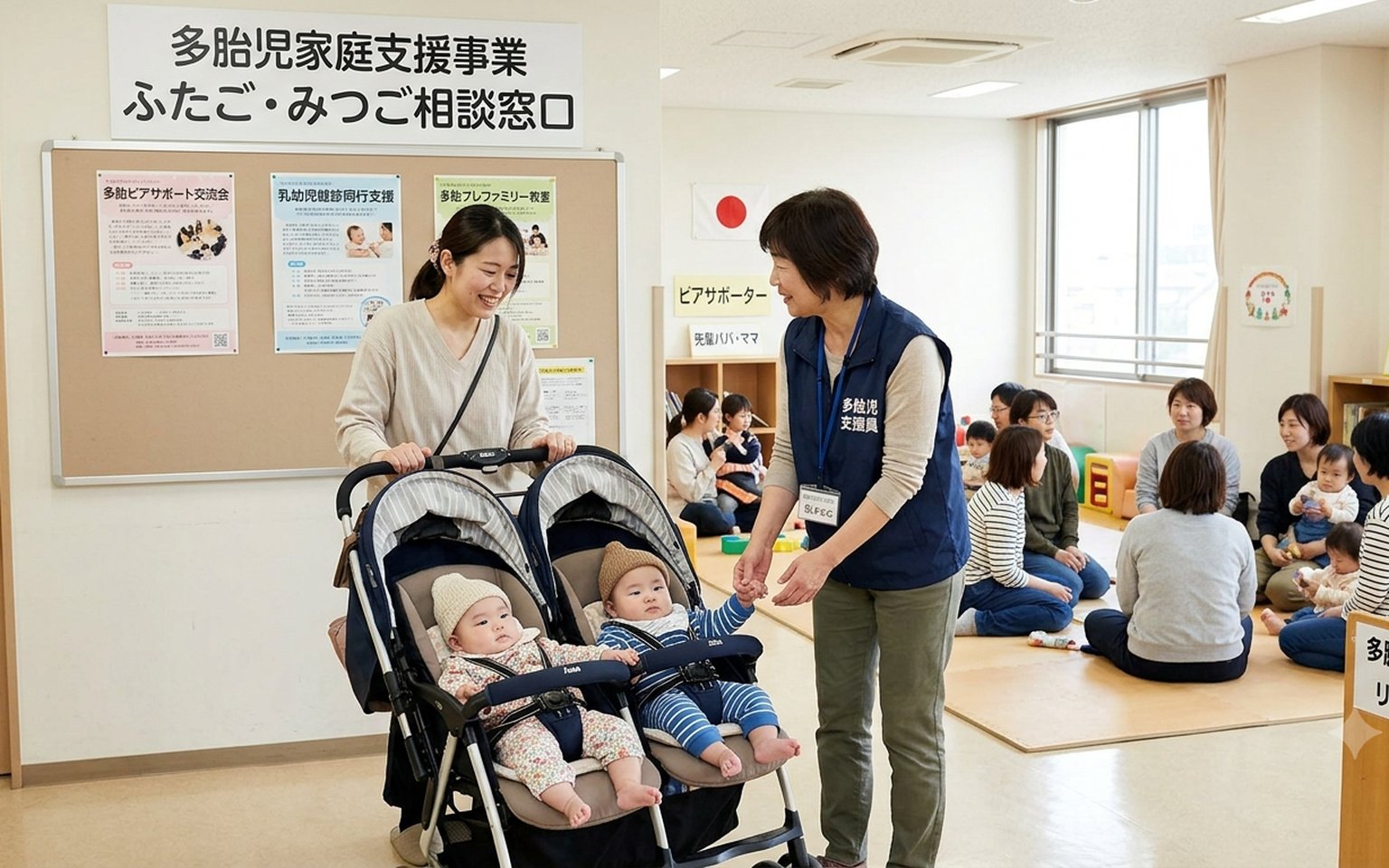 多胎児家庭支援の相談窓口